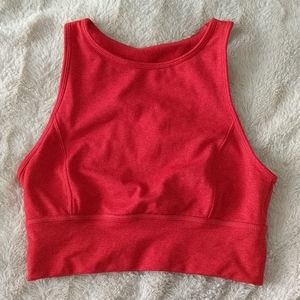 Joy Lab Red high neck sports bra